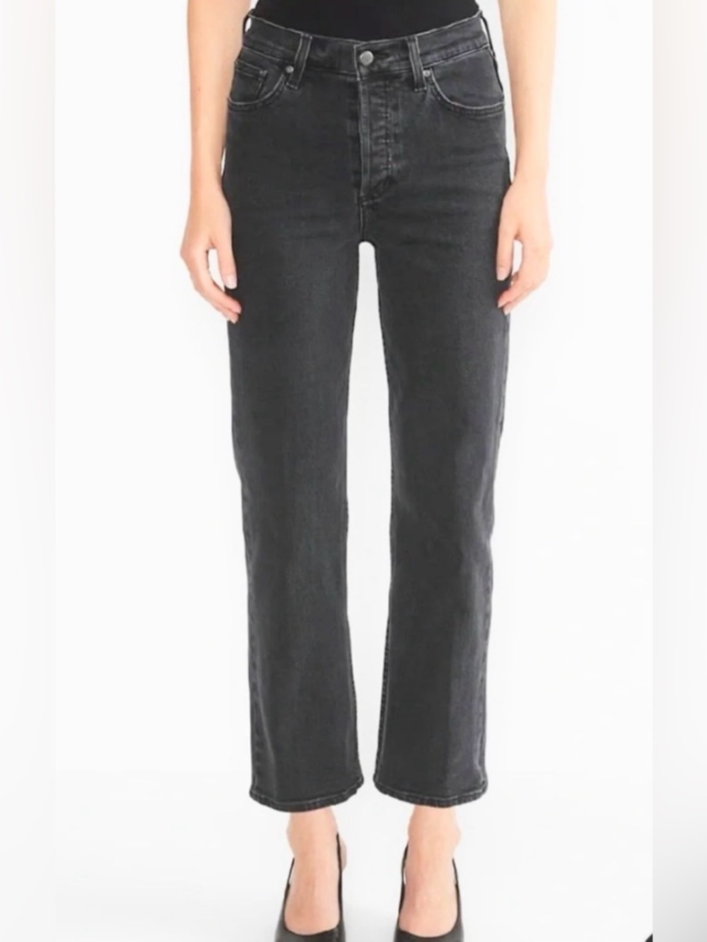 Denim Forum Arlo High Rise Straight 28L Jeans